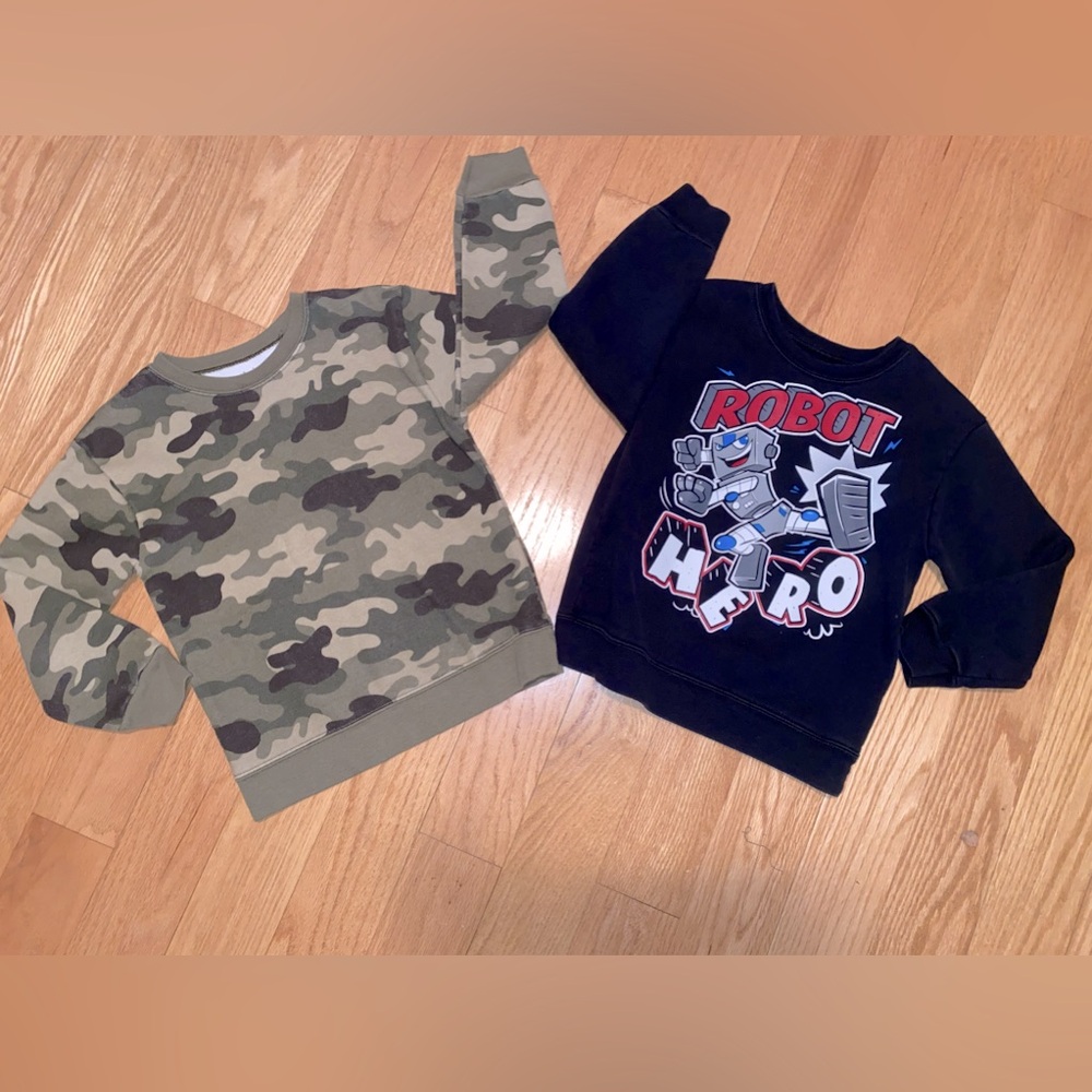 Boys Crew Neck Sweatshirt Bundle (2)